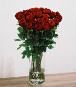 Skintos raudonos rožės