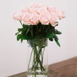 Švelnios rožinės spalvos rožės