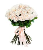 Kreminių rožių puokštė - Image 2