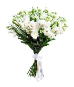 Baltų eustomų puokštė - Image 2