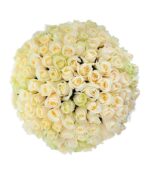 Puokštė 101 balta rožė - Image 3