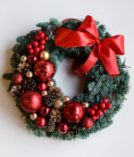 Kalėdinis kėnio vainikas