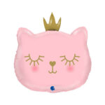 Folinis helio balionas Katytė rožinė