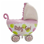 folinis helio balionas baby girl vėžimėlis