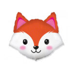 Folinis helio balionas lapės formos