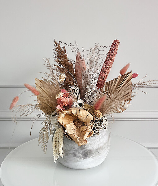 Sausų gėlių kompozicija Rustic Charm