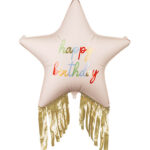 Folinis helio balionas žvaigždės formos