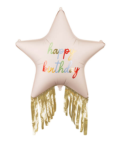 Folinis helio balionas žvaigždės formos