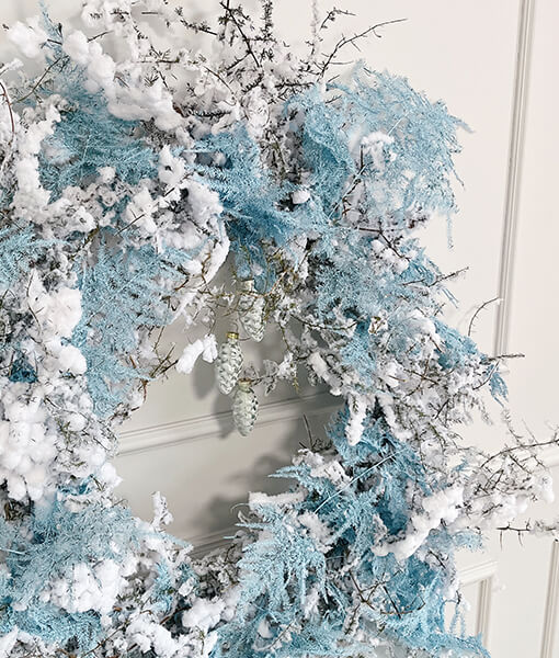 Unikalus ir ilgalaikis kalėdinis vainikas